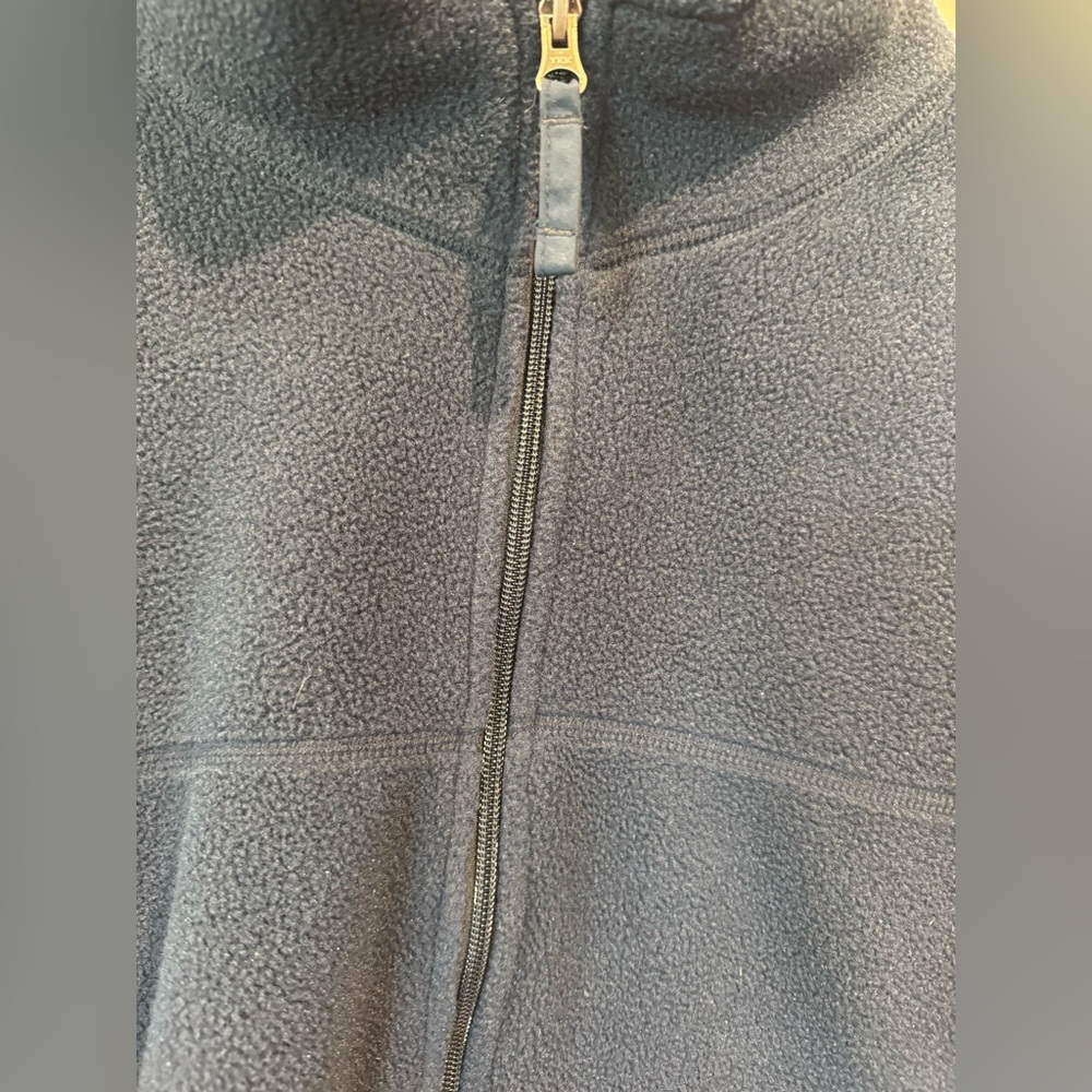 L.L. Bean Men's Large Navy Fleece Jacket - Picture 7 of 12